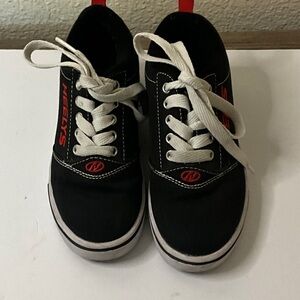 Heelys Kids Black Sneakers with Red Accents